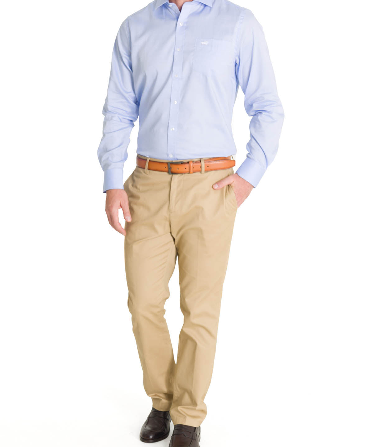 Camisa Cuello Italiano Hombre Easyitsolid Celeste Rockford