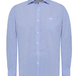 Camisa Cuello Italiano Hombre Easyironit Celeste Rockford