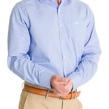 Camisa Cuello Italiano Hombre Easyironit Celeste Rockford