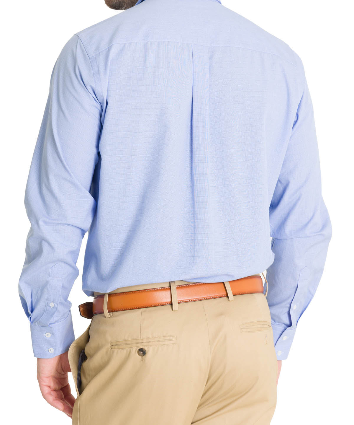 Camisa Cuello Italiano Hombre Easyironit Celeste Rockford