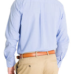 Camisa Cuello Italiano Hombre Easyironit Celeste Rockford