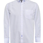 Camisa Cuello Button-Down Hombre Easyiron Azul Rockford