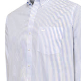 Camisa Cuello Button-Down Hombre Easyiron Azul Rockford