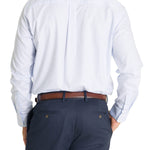 Camisa Cuello Button-Down Hombre Easyiron Azul Rockford