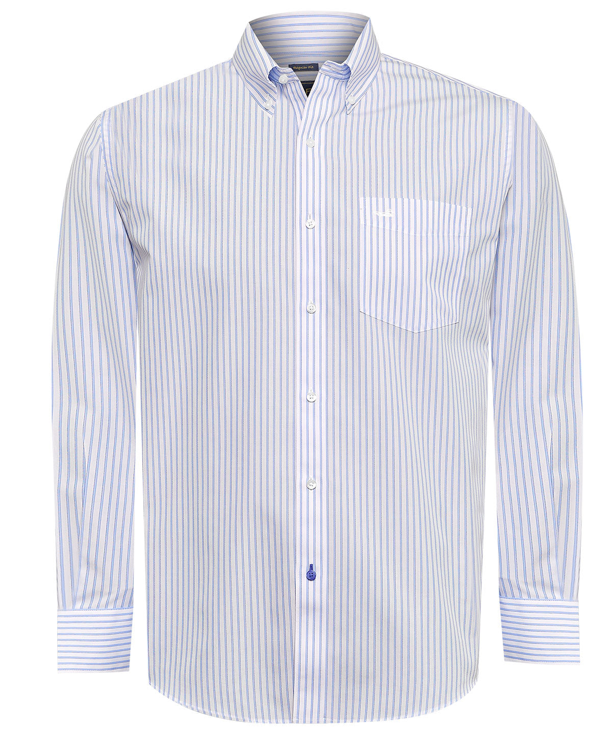 Camisa Cuello Button-Down Hombre Easyiron Celeste Rockford