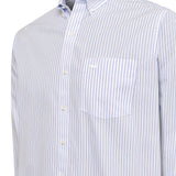 Camisa Cuello Button-Down Hombre Easyiron Celeste Rockford