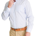 Camisa Cuello Button-Down Hombre Easyiron Celeste Rockford