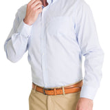 Camisa Cuello Button-Down Hombre Easyiron Celeste Rockford