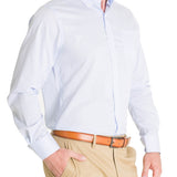 Camisa Cuello Button-Down Hombre Easyiron Celeste Rockford