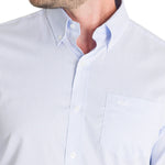 Camisa Cuello Button-Down Hombre Easyiron Celeste Rockford