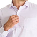 Camisa Cuello Italiano Hombre Easyironit Celeste Rockford