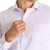 Camisa Cuello Italiano Hombre Easyironit Celeste Rockford