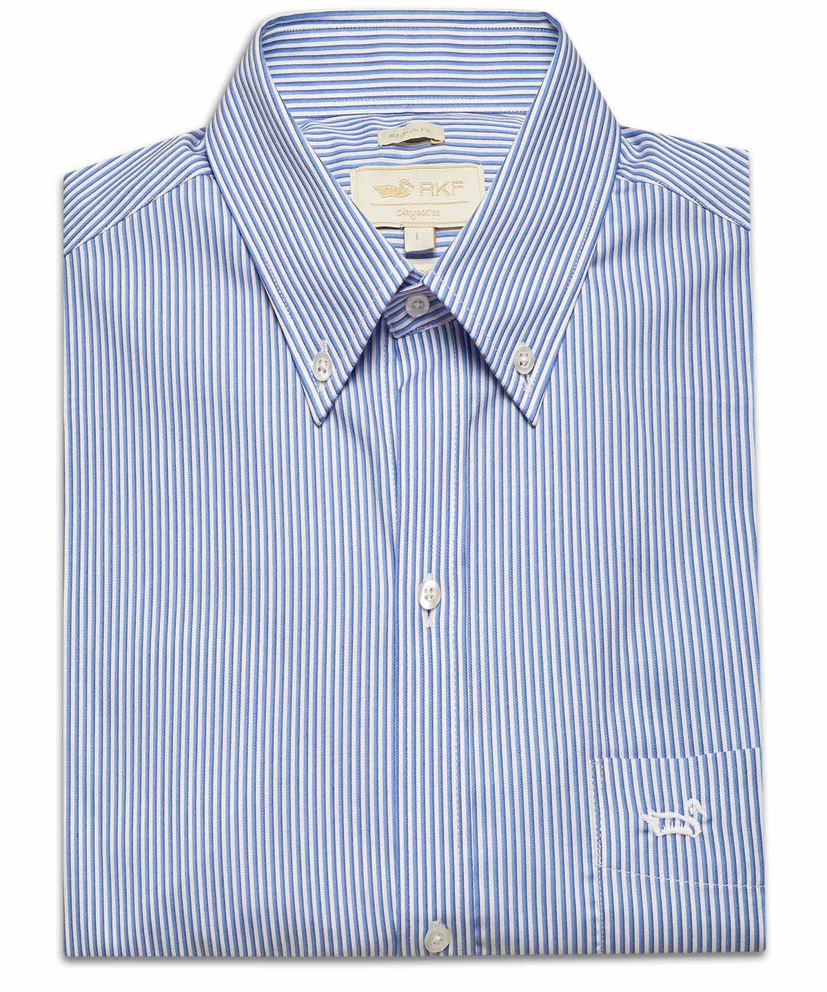 Camisa Cuello Button-Down Hombre Easyiron Blanco Rockford