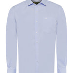 Camisa Cuello Italiano Hombre Easysolid Celeste Rockford