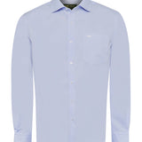 Camisa Cuello Italiano Hombre Easysolid Celeste Rockford