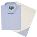 Camisa Cuello Italiano Hombre Easysolid Celeste Rockford