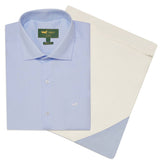 Camisa Cuello Italiano Hombre Easysolid Celeste Rockford