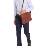 Camisa Cuello Italiano Hombre Easylife Azul Rockford