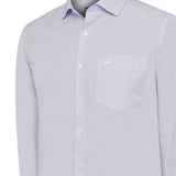 Camisa Cuello Italiano Hombre Easylife Azul Rockford