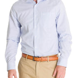 Camisa Cuello Italiano Hombre Easylife Azul Rockford