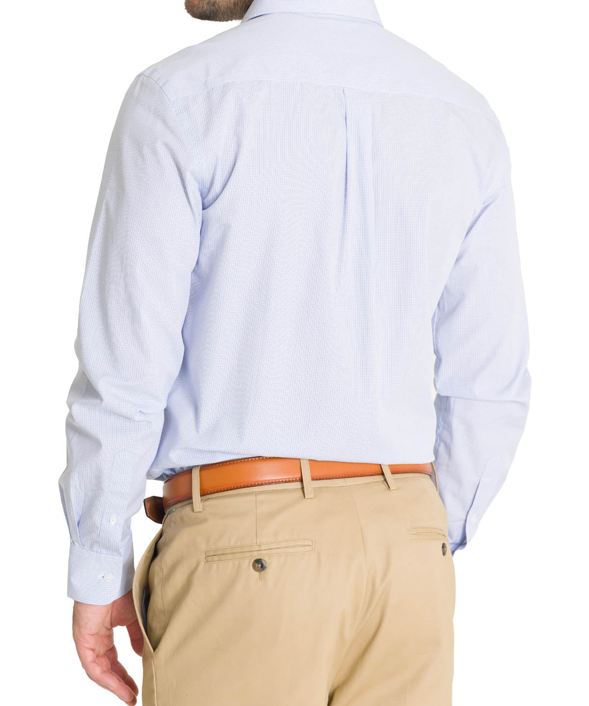Camisa Cuello Italiano Hombre Easylife Azul Rockford