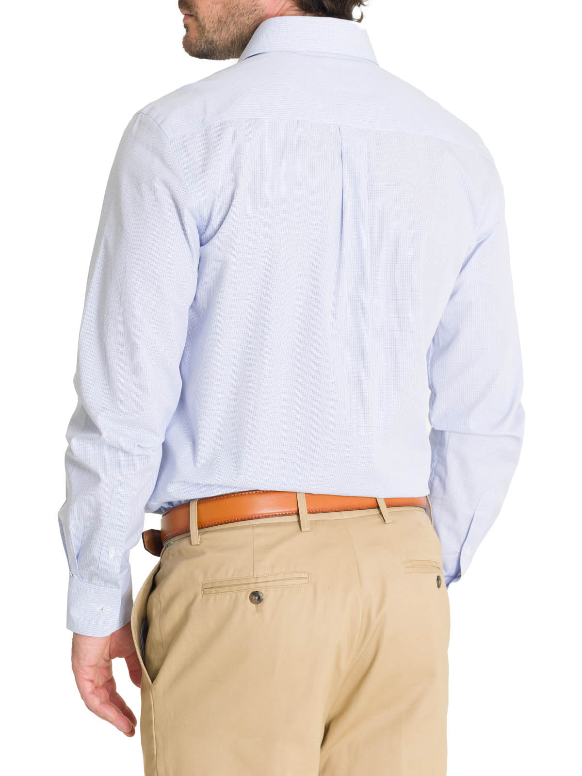 Camisa Cuello Italiano Hombre Easylife Azul Rockford