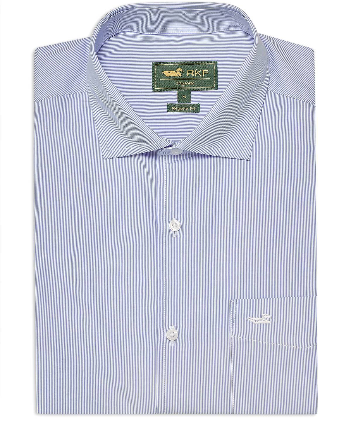 Camisa Cuello Italiano Hombre Easylife Celeste Rockford