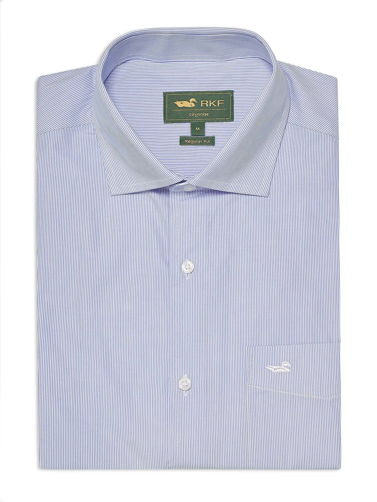 Camisa Cuello Italiano Hombre Easylife Celeste Rockford