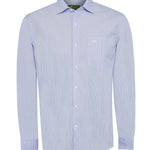 Camisa Cuello Italiano Hombre Easylife Celeste Rockford