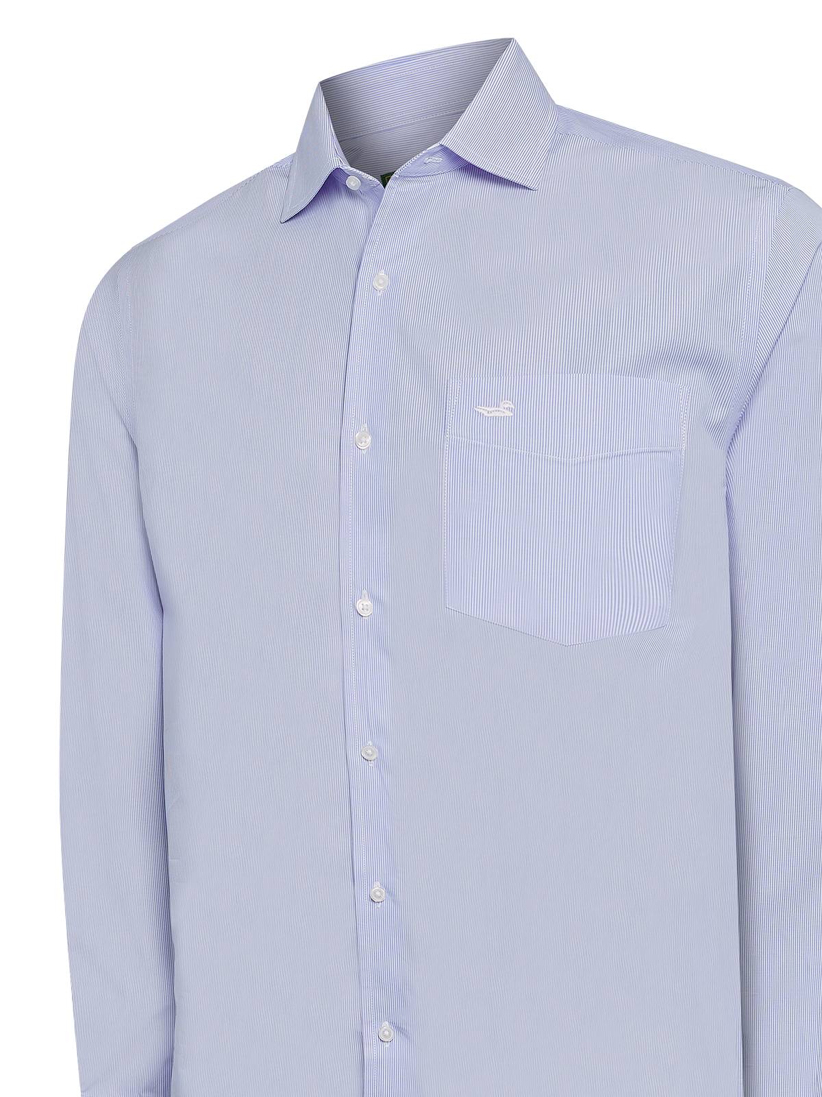 Camisa Cuello Italiano Hombre Easylife Celeste Rockford
