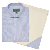 Camisa Cuello Italiano Hombre Easylife Celeste Rockford