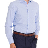 Camisa Cuello Italiano Hombre Easylife Celeste Rockford