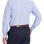 Camisa Cuello Italiano Hombre Easylife Celeste Rockford