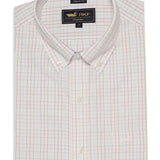 Camisa Cuello Button-Down Hombre WF Blanco a Cuadros Rockford
