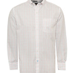 Camisa Cuello Button-Down Hombre WF Blanco a Cuadros Rockford