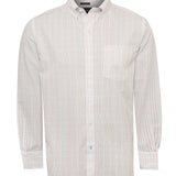 Camisa Cuello Button-Down Hombre WF Blanco a Cuadros Rockford