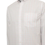 Camisa Cuello Button-Down Hombre WF Blanco a Cuadros Rockford