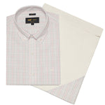 Camisa Cuello Button-Down Hombre WF Blanco a Cuadros Rockford