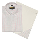 Camisa Cuello Button-Down Hombre WF Blanco a Cuadros Rockford