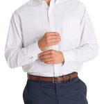 Camisa Cuello Button-Down Hombre WF Blanco a Cuadros Rockford