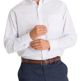 Camisa Cuello Button-Down Hombre WF Blanco a Cuadros Rockford