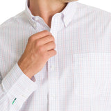 Camisa Cuello Button-Down Hombre WF Blanco a Cuadros Rockford