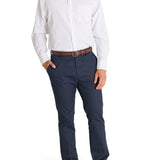Camisa Cuello Button-Down Hombre WF Blanco a Cuadros Rockford