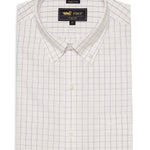 Camisa Cuello Button-Down Hombre WF Blanco a Cuadros Rockford