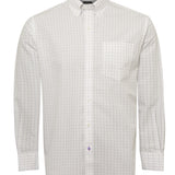 Camisa Cuello Button-Down Hombre WF Blanco a Cuadros Rockford
