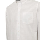 Camisa Cuello Button-Down Hombre WF Blanco a Cuadros Rockford