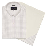 Camisa Cuello Button-Down Hombre WF Blanco a Cuadros Rockford