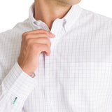 Camisa Cuello Button-Down Hombre WF Blanco a Cuadros Rockford