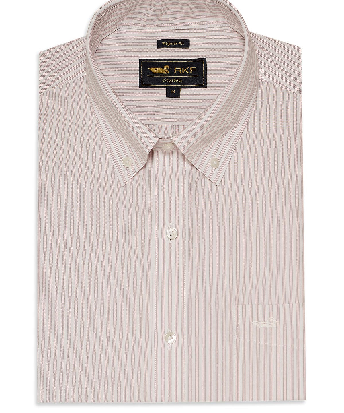Camisa Cuello Button-Down Hombre WF Rosado Rockford
