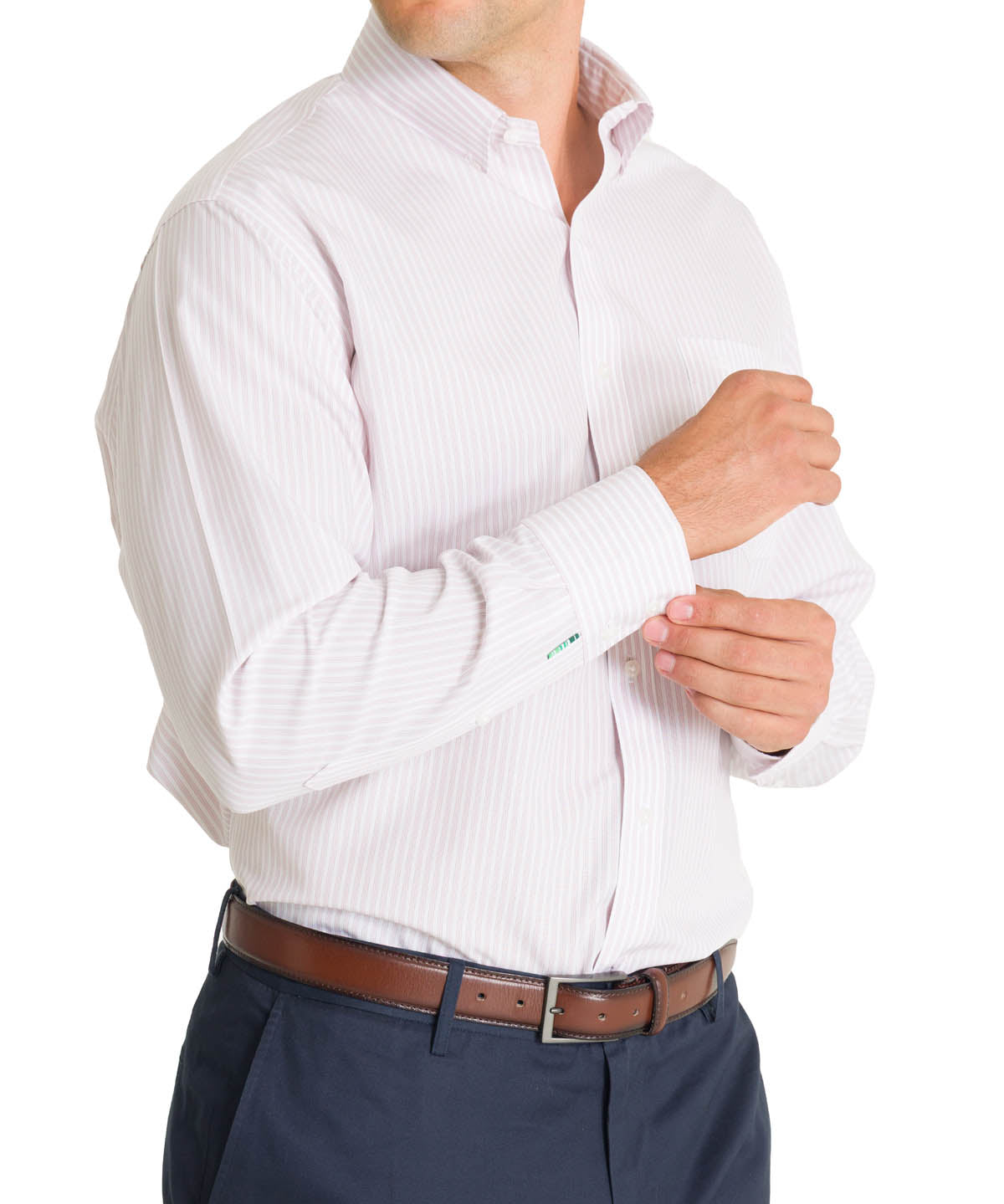 Camisa Cuello Button-Down Hombre WF Rosado Rockford